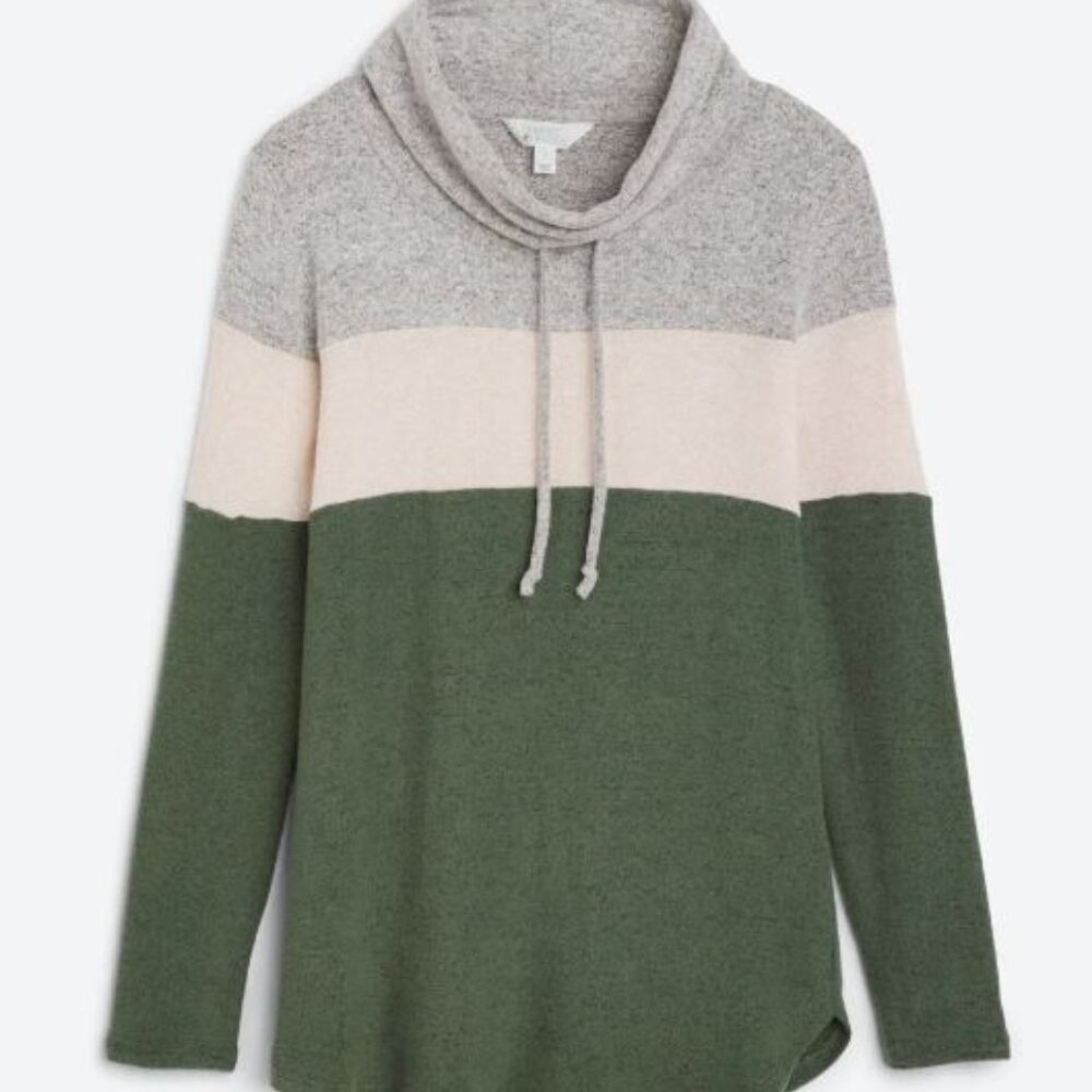 Market & Spruce Cameron Cowl Neck Brushed Sweatshirt